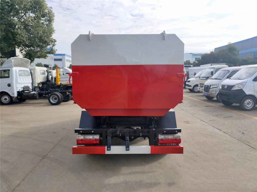 國六3-4方 藍牌東風途逸掛桶垃圾車