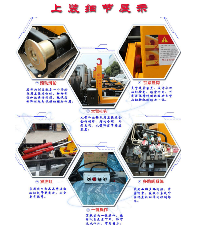 東風天錦14方勾臂垃圾車